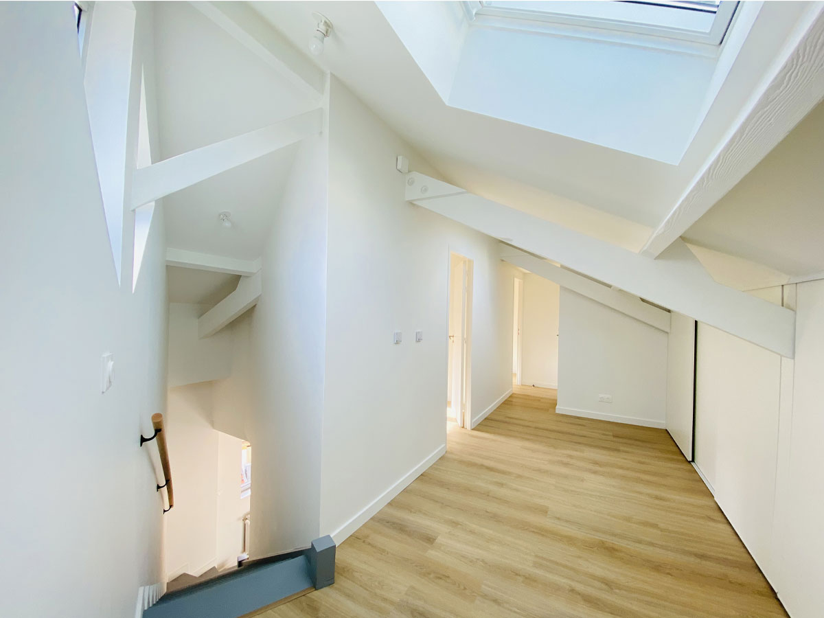 Combles d’une maison restructurés à Villeurbanne